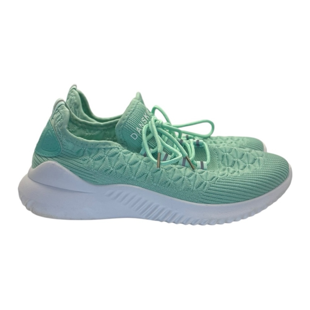 Danskin Teal & White Athletic Sneakers w/ Vegan Textile Upper (Size 10)